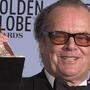Jack Nicholson mit einem seiner Golden Globes