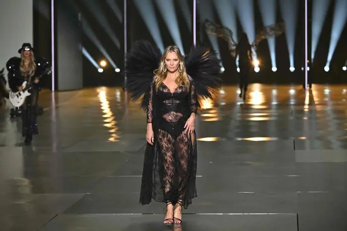 Auch US-Model Kate Moss war zu sehen