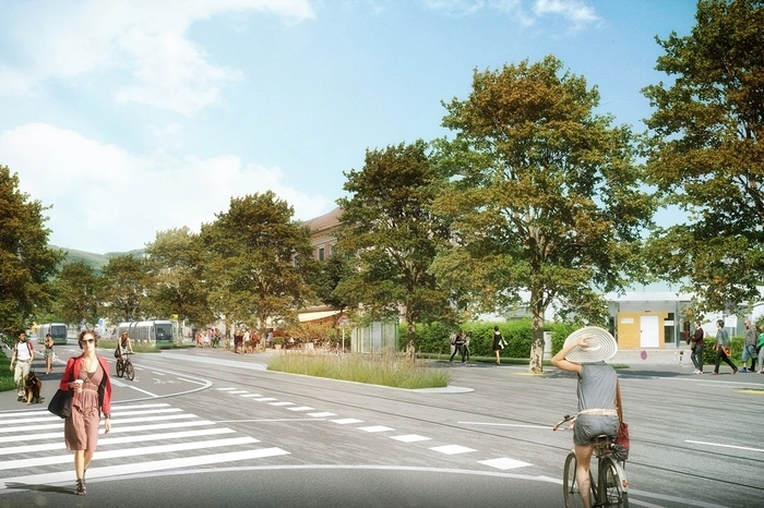 ... nach dem Umbau über den Sommer soll die Allee ihrem Namen wirklich wieder gerecht werden.