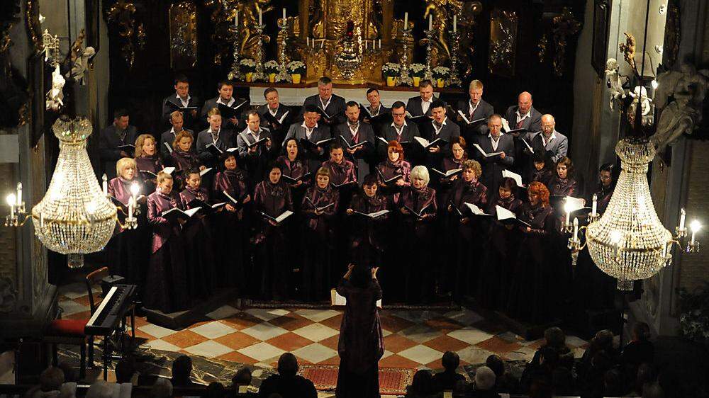 Das Chorkonzert fand in der Pfarrkirche Frohnleiten statt