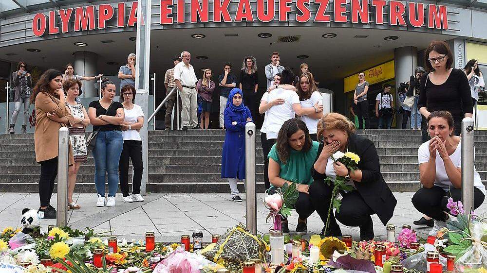 Neun Menschen starben letzte Woche beim Amoklauf eines Jugendlichen in München
