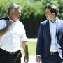 Kurz und Kogler beim Sommerministerrat auf der Rax