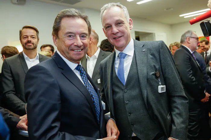 Vorstandsduo der Hypo Steiermark, Bernhard Türk und Martin Gölles