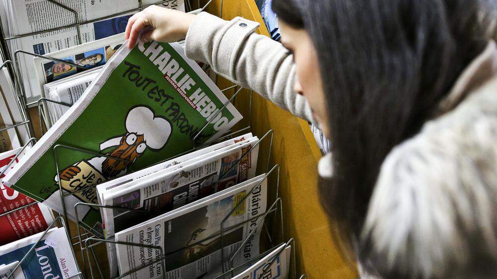 Die drei millionen Exemplare der jüngsten Ausgabe von "Charlie Hebdo" waren schnell vergriffen