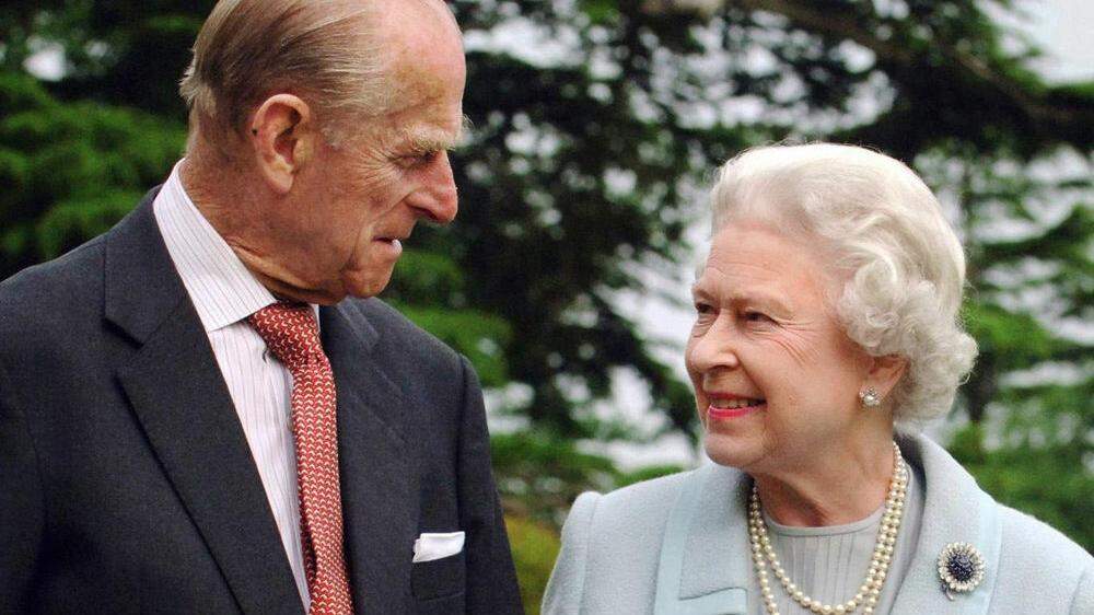 Königin Elizabeth II. mit ihrem Mann Philip