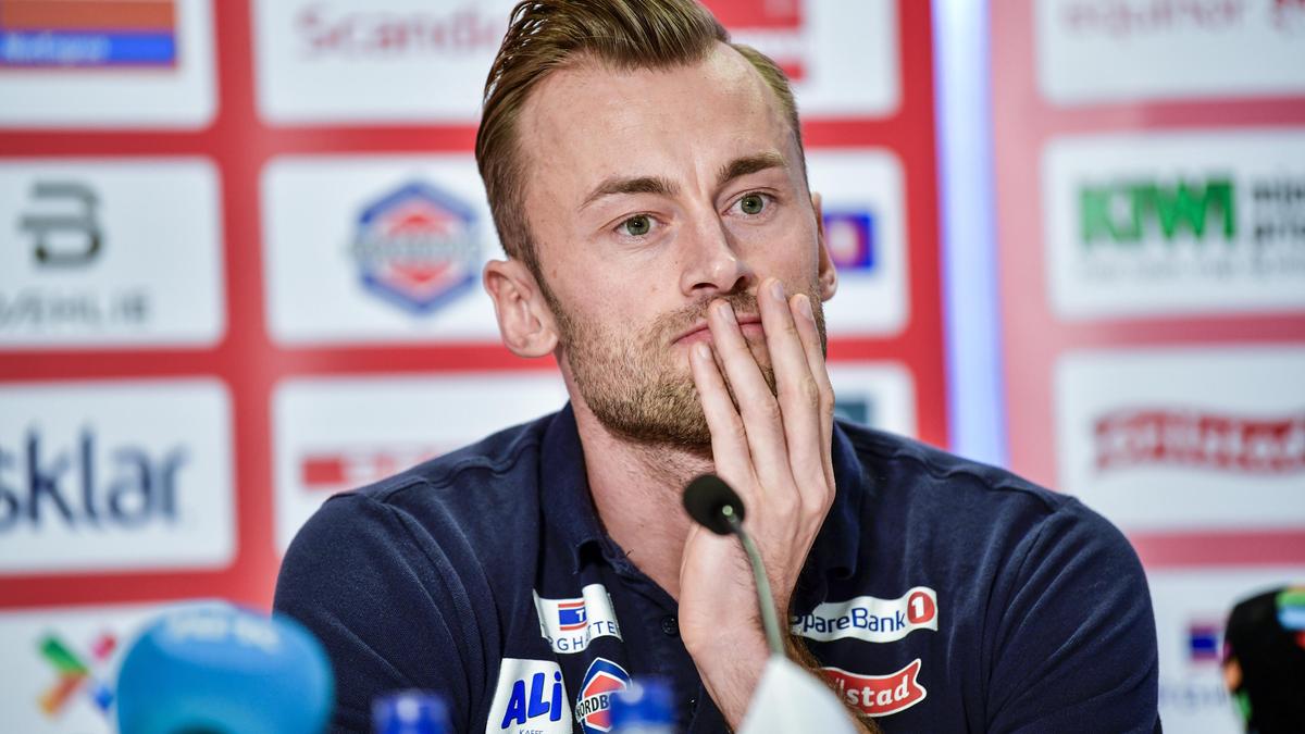 Petter Northug bei seinem Rücktritt 2018