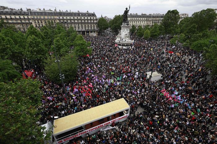 Großdemonstrationen fanden unter anderem in Paris statt