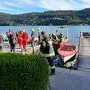 Beim Eintreffen der Einsatzkräfte war das Ehepaar bereits unverletzt in Sicherheit gebracht worden