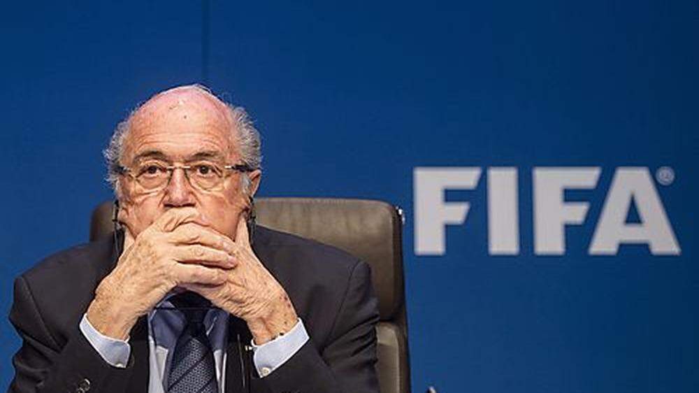 Joseph S. Blatter, immer noch Präsident der FIFA