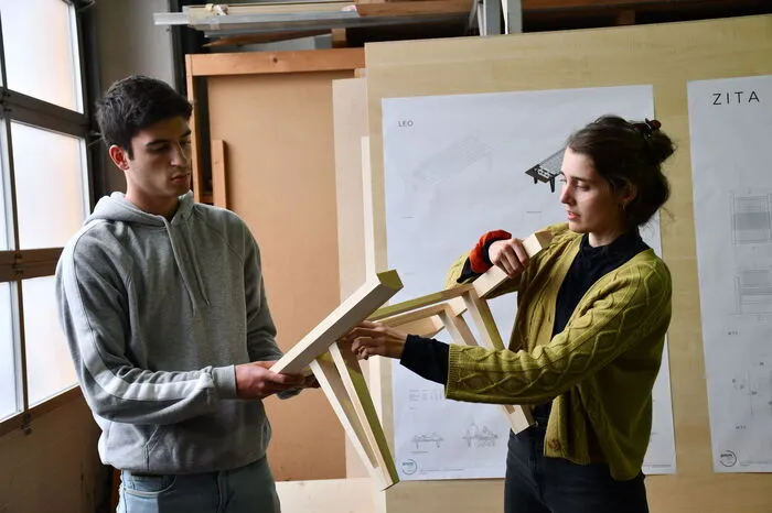 Mit dem ersten Preis belohnt wurden Jorge Garcia Lopez und Antonia Prohammer mit ihrem "daybed LEO".