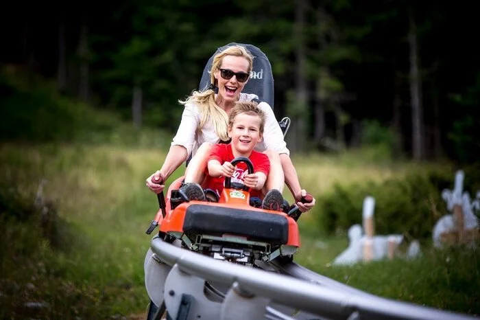 76.500 Passagiere fuhren auf die Sommerrodelbahn am Schöckl ab.