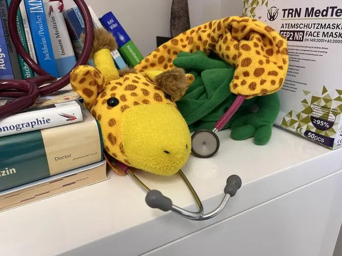 Für die jüngsten Patienten in der Ordination gibt es ein ganz besonderes Stethoskop
