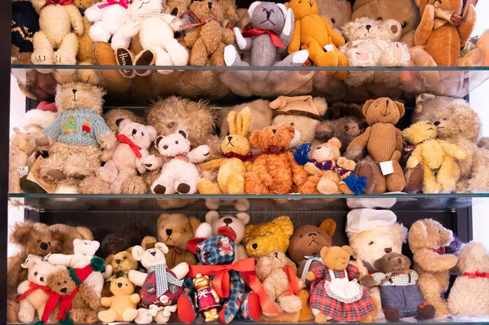... eine Teddybären-Sammlung ...