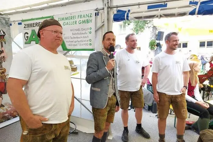 Bürgermeister Alexander Putzenbacher gratulierte namens der Marktgemeinde zum Jubiläum.