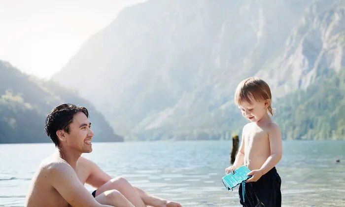 Badespaß ist am Leopoldsteinersee garantiert