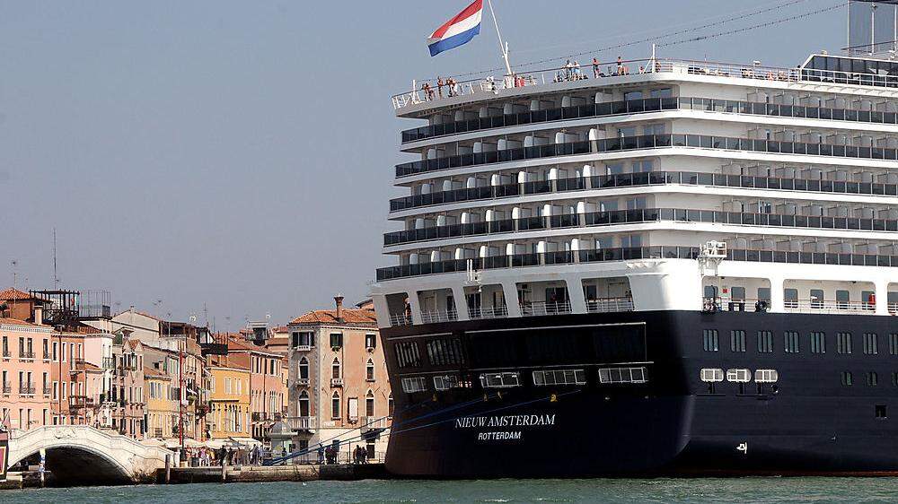 Die Bewohner von Venedig wollen die Kreuzfahrtschiffe aus der Lagune verbannen