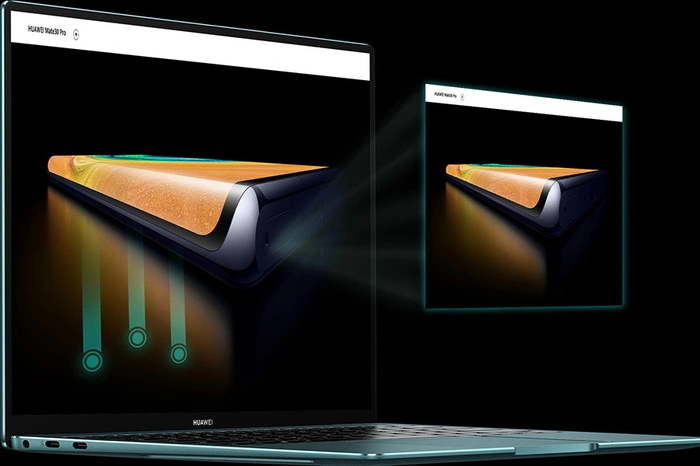 Halte den Augenblick mit deinen Fingern fest: Auf dem hochempfindlichen Multi-Touchscreen des Huawei MateBook X Pro kann man sehr effizient und intuitiv scrollen, zoomen, auswählen und interagieren. Jetzt ist sogar das Swipen nach unten mit drei Fingern möglich, um einen Screenshot des Bildschirms aufzunehmen.