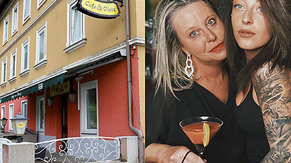 Iris Lesitschnig wird von ihrer Tochter Theresa im Café Lilli unterstützt 