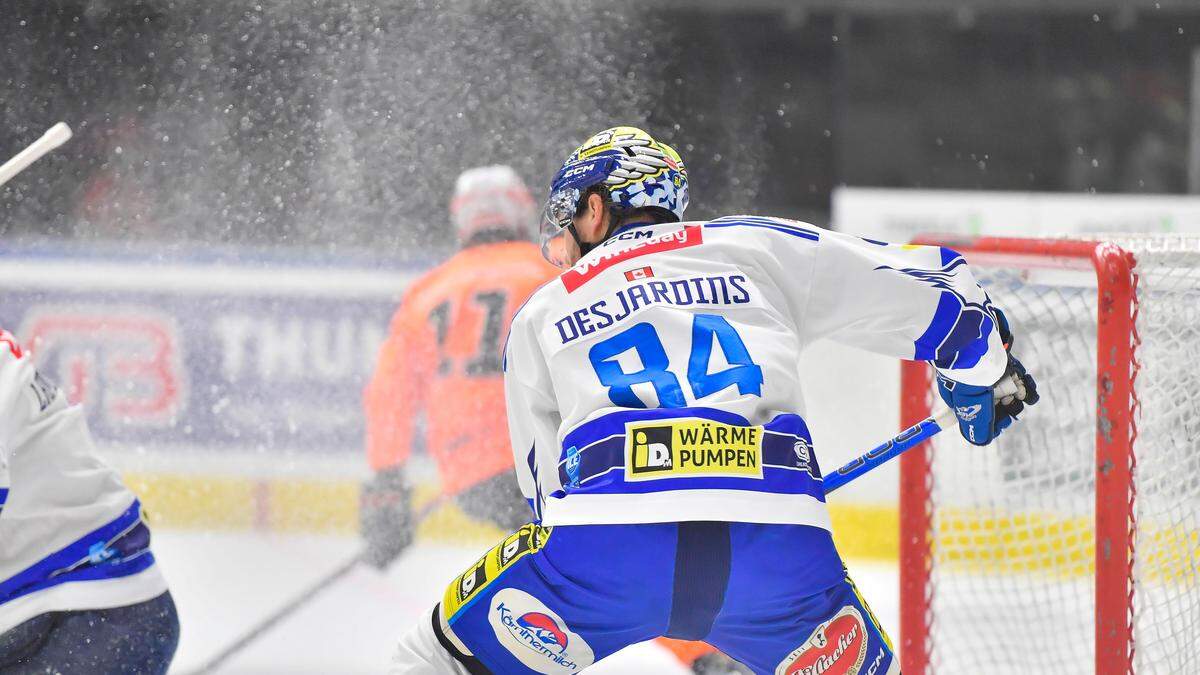 Andrew Desjardins bot auch gegen Graz eine starke Leistung