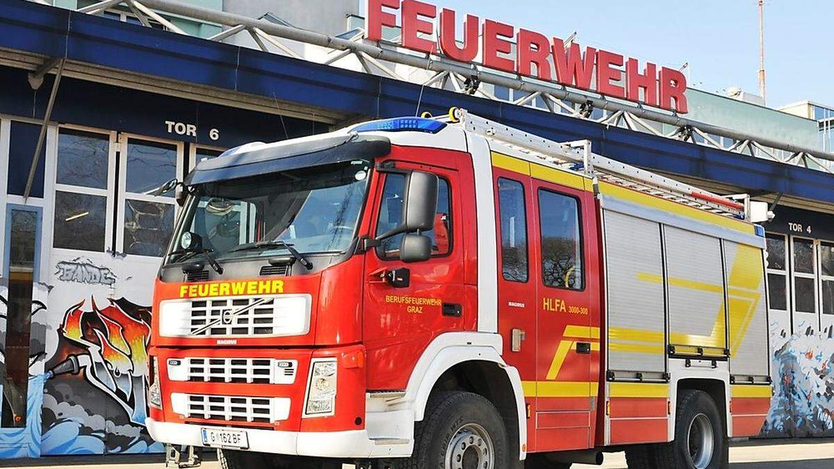 Die Berufsfeuerwehr war im Einsatz