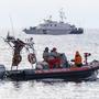 Die Rettungstaucher waren im Einsatz 