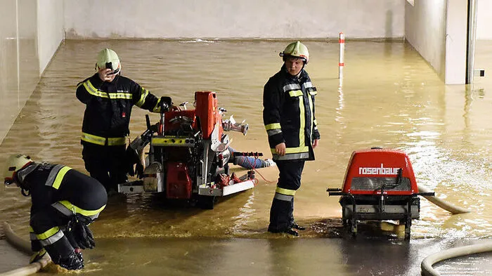 Keller mussten ausgepumpt werden