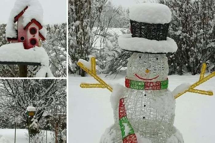 Schneereiche Collage von Maria Schwab aus Groß St. Florian