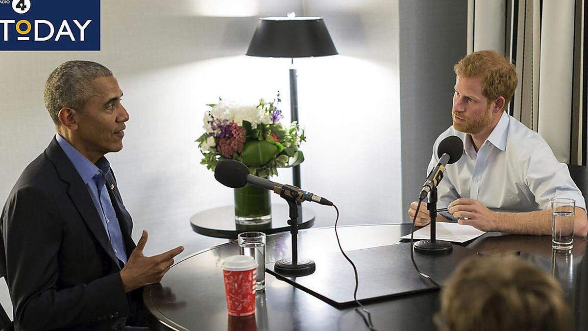 Prinz Harry interviewte Barack Obama