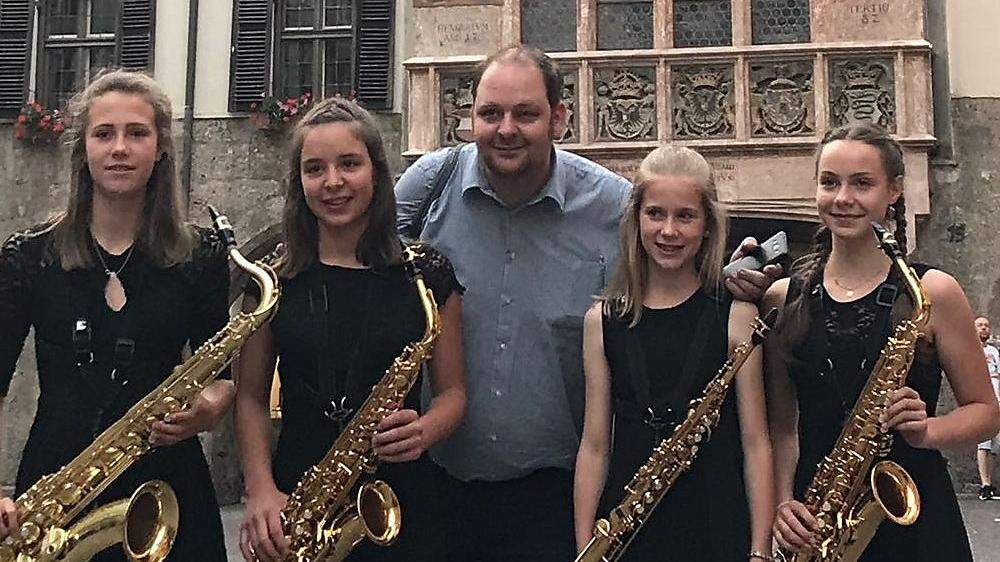 Das Ensemble Saxofun begeisterte beim Bundeswettbewerb Prima la Musica in Innsbruck