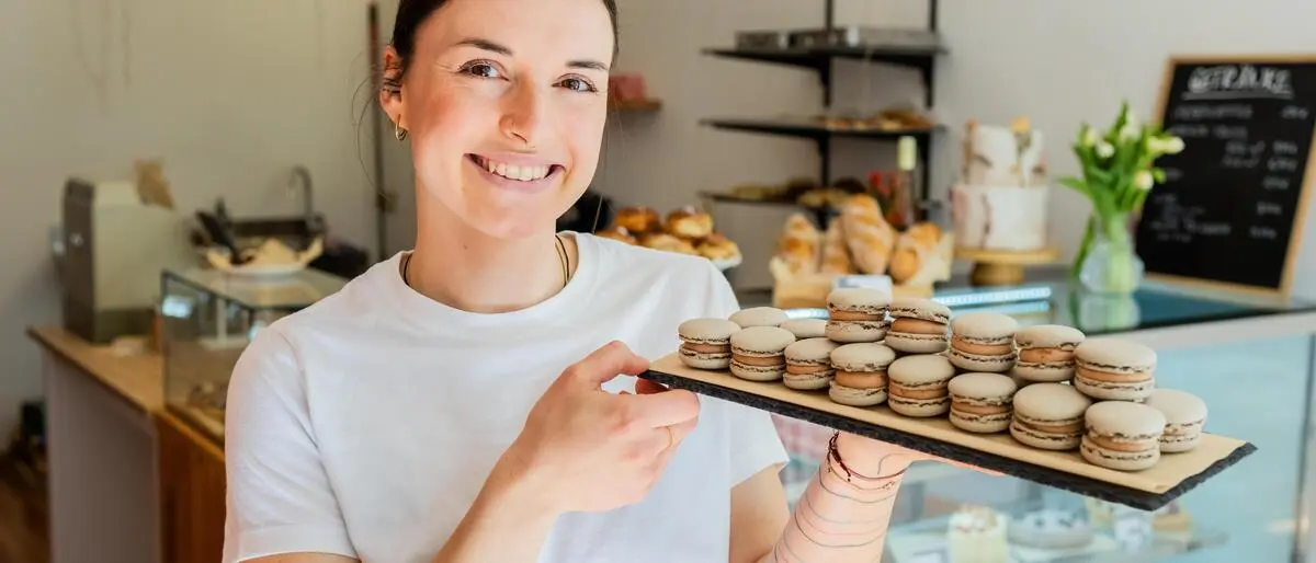Konditormeisterin Lucie Miskovska eröffnete ihre „Alles Ocake“-Filiale in Klagenfurt