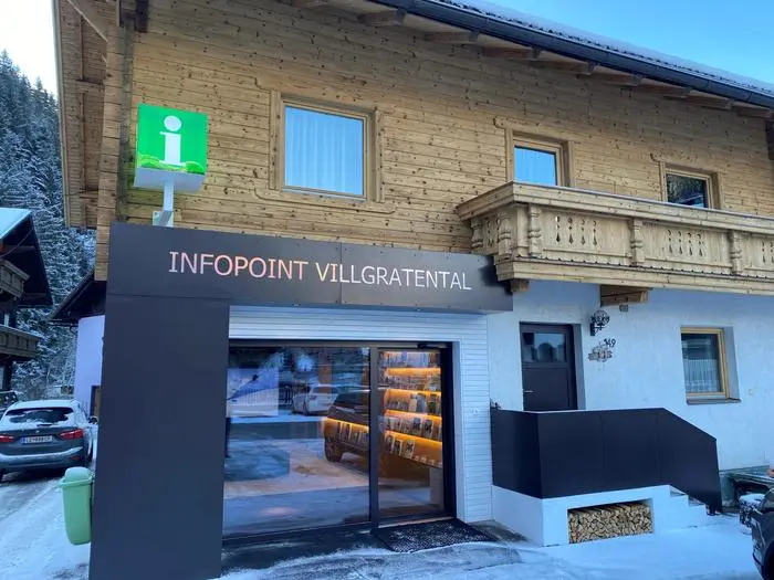 Der Infopoint nutzt die zentral gelegenen Räumlichkeiten des ehemaligen Nahversorgers in Außervillgraten
