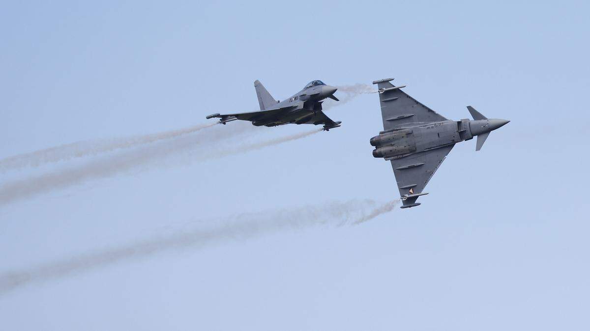 Die Eurofighter bei der diesjährigen Airpower