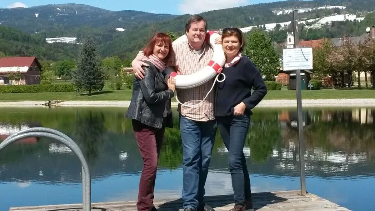 Im Gamsbad. Pächter Josef Grinschgl sperrt heute auf