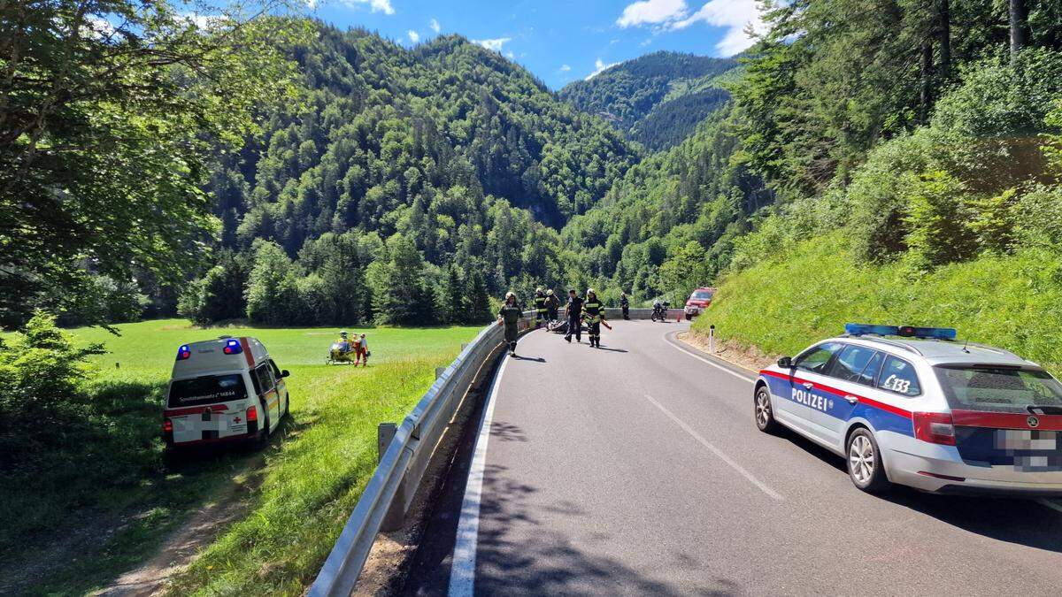 Unfall am Sonntagnachmittag auf der B 25