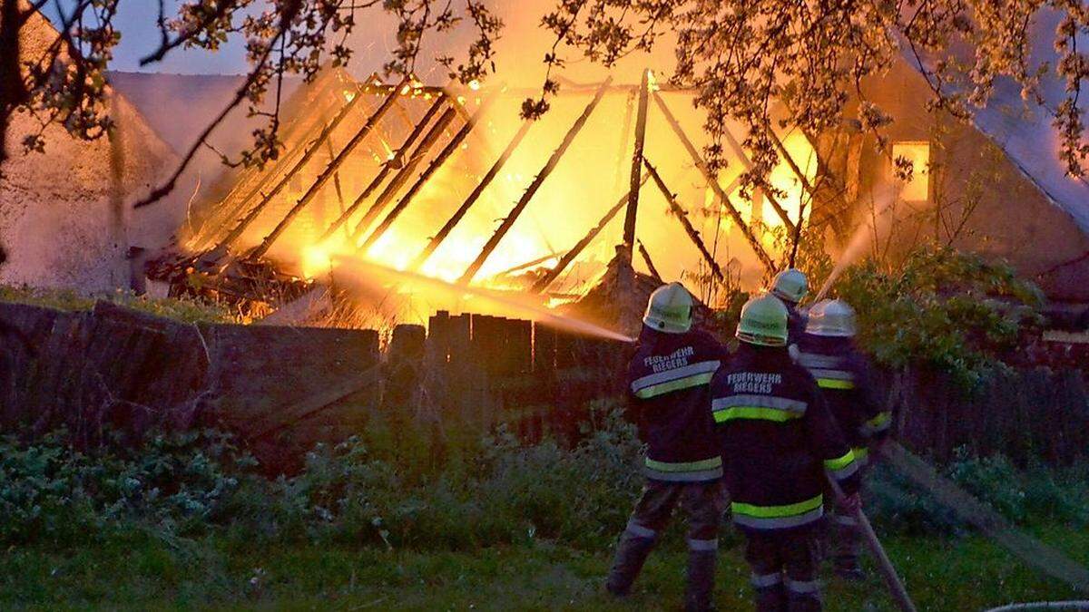 Gleich sieben Feuerwehren mussten im Waldviertel ausrücken