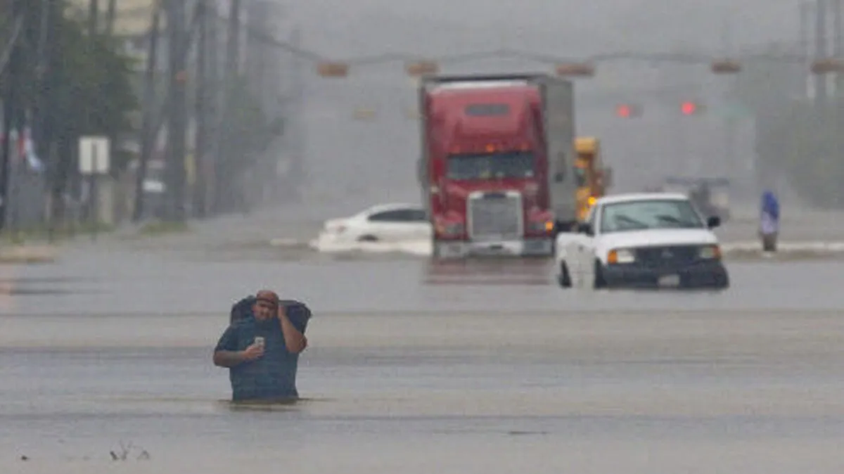 Überschwemmungen in der Millionenmetropole Houston