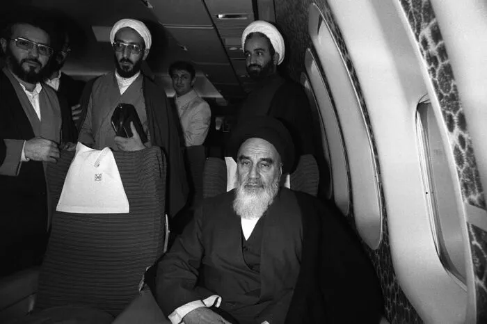 Ein Flugzeug als Geschichtsbuch: In einer Boeing 747 der Air France kehrte 1979 Ayatollah Ruhollah Khomeini in den Iran zurück.