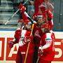 Österreich besiegte bei der Eishockey-WM 2004 die Kanadier