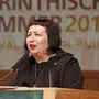 Julya Rabinovich hielt die Eröffnungsrede