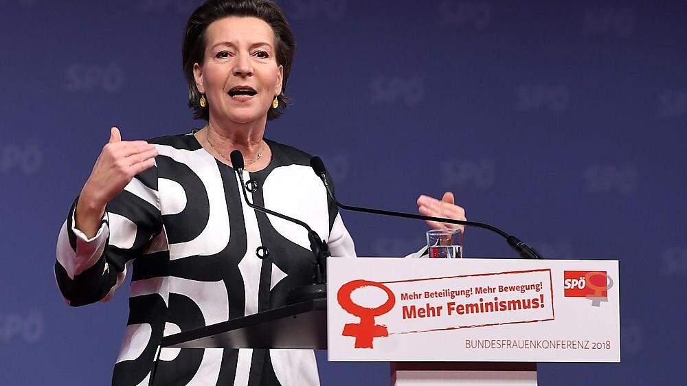 SPÖ-Frauensprecherin Gabriele Heinisch-Hosek