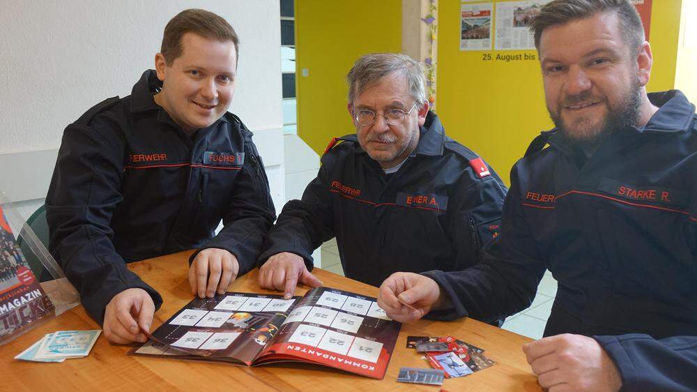 Die Pöllauer Feuerwehrmitglieder sind schon im „Pickerlfieber“