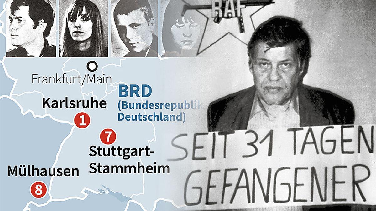 Grafik des Tages 40 Jahre „Deutscher Herbst“ Das Terrorjahr 1977