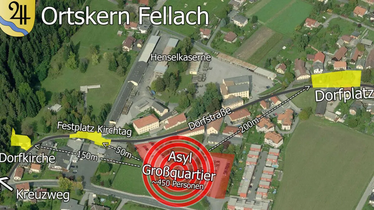 Mit dieser Grafik machen die Fellacher auf ihr Problem aufmerksam