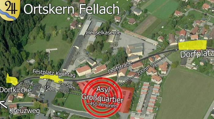 Mit dieser Grafik machen die Fellacher auf ihr Problem aufmerksam