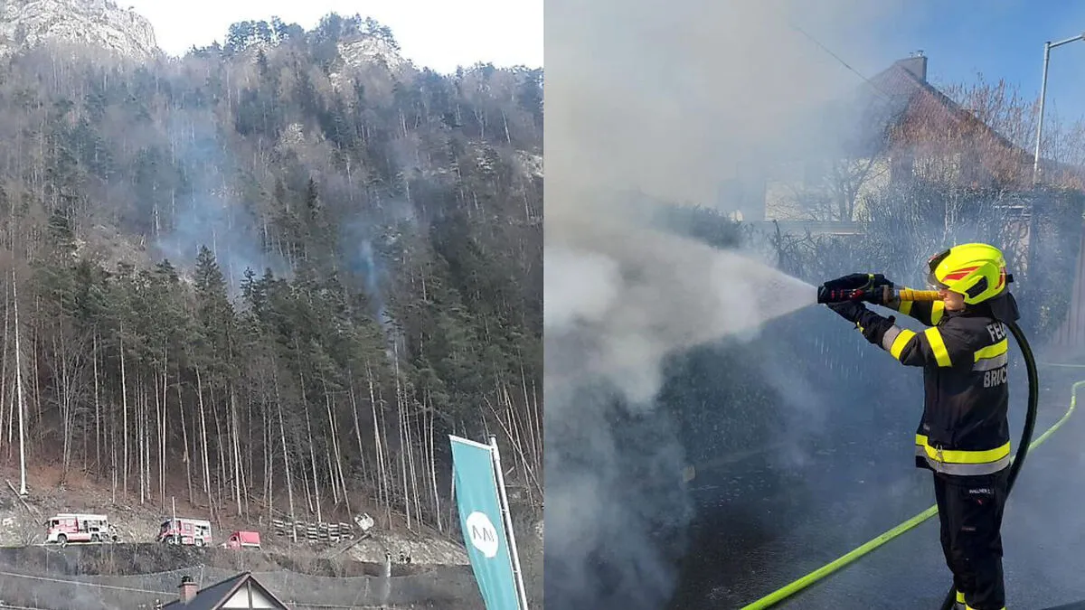 Die Trockenheit brachte mehrere Einsätze mit sich