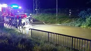 Eineinhalb bis zwei Meter hoch stand das Wasser in der Unterführung in der Kornbergsiedlung in Feldbach