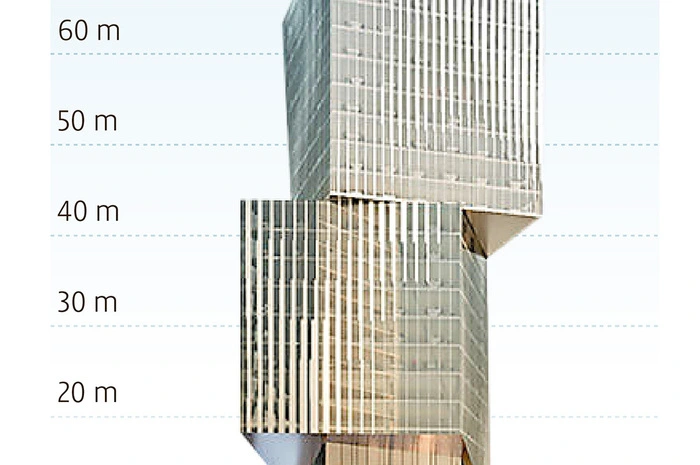 Dieser Turm soll Reininghaus seinen Stempel aufdrücken.