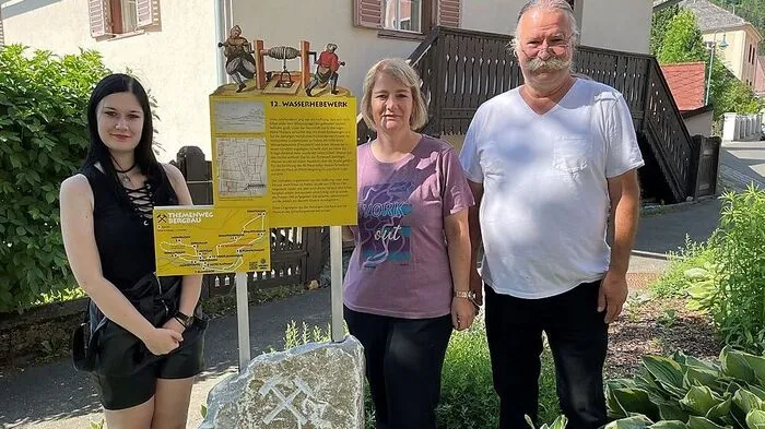 Tanja Perchtold, Elke Perchtold und Hannes Pfandl (von links)