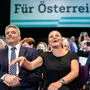 ÖVP-Obmann Kanzler Karl Nehammer mit Ehefrau Katharina