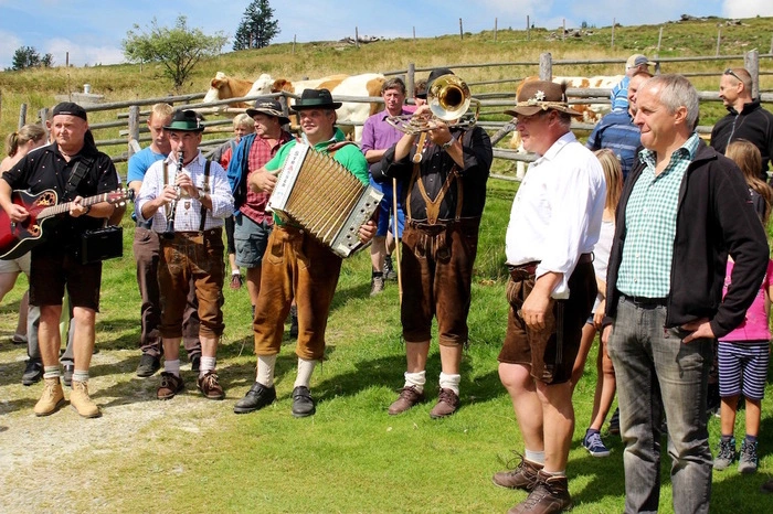 Musikanten sorgten für die passende Stimmung.